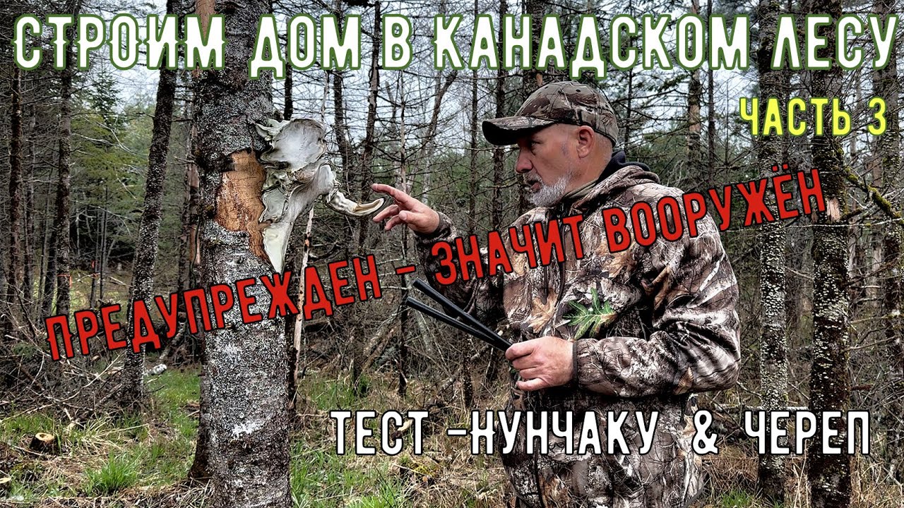 Строим дом в Канадском лесу-3 .Нунчаку тест