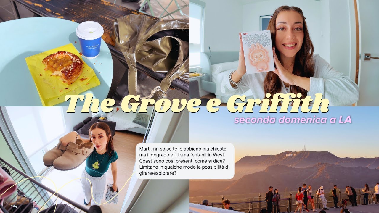 SECONDA DOMENICA A LOS ANGELES: shopping e Griffith al tramonto!! 🌴 | LA VLOG 02/11/25