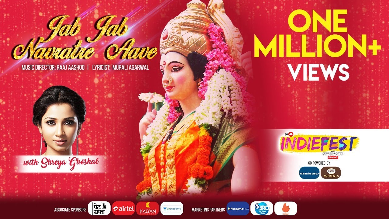 JAB JAB NAVRATRE AAVE (OFFICIAL MUSIC VIDEO) | SHREYA GHOSHAL | RAAJ AASHOO | MURALI AGARWAL