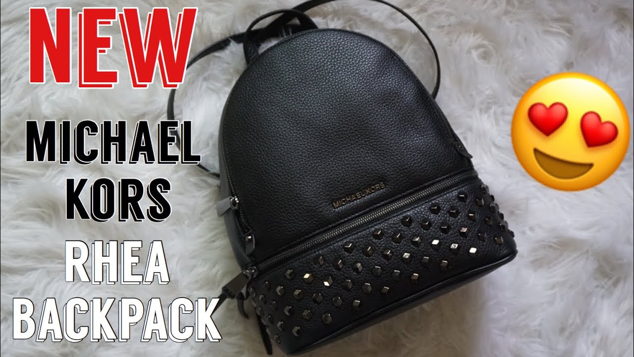 Unboxing: Michael Kors Rhea Zip Medium Backpack | First Impressions | New Style All Black