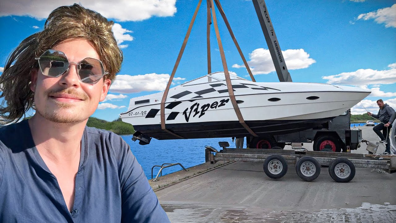 Verwahrlostes V8 Boot zum leben erweckt! Altes Boot - neue Probleme