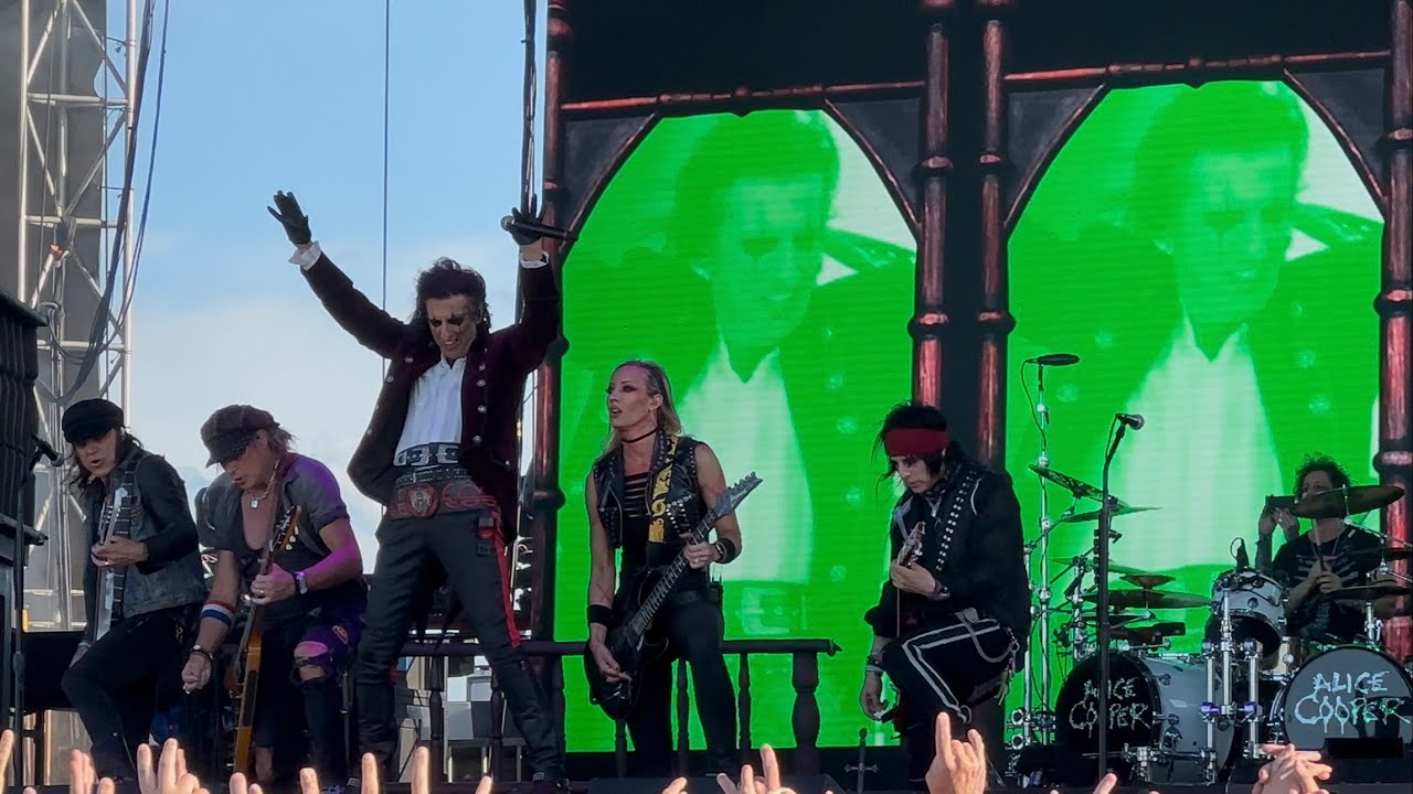 Alice Cooper - Poison, at Boardwalk Rock, 5-18-2025 on Bolt Stage.