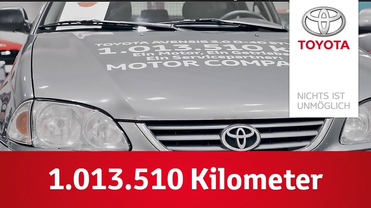 Toyota Avensis mit 1.013.510 KM | Kilometerkönige des High Mileage Clubs