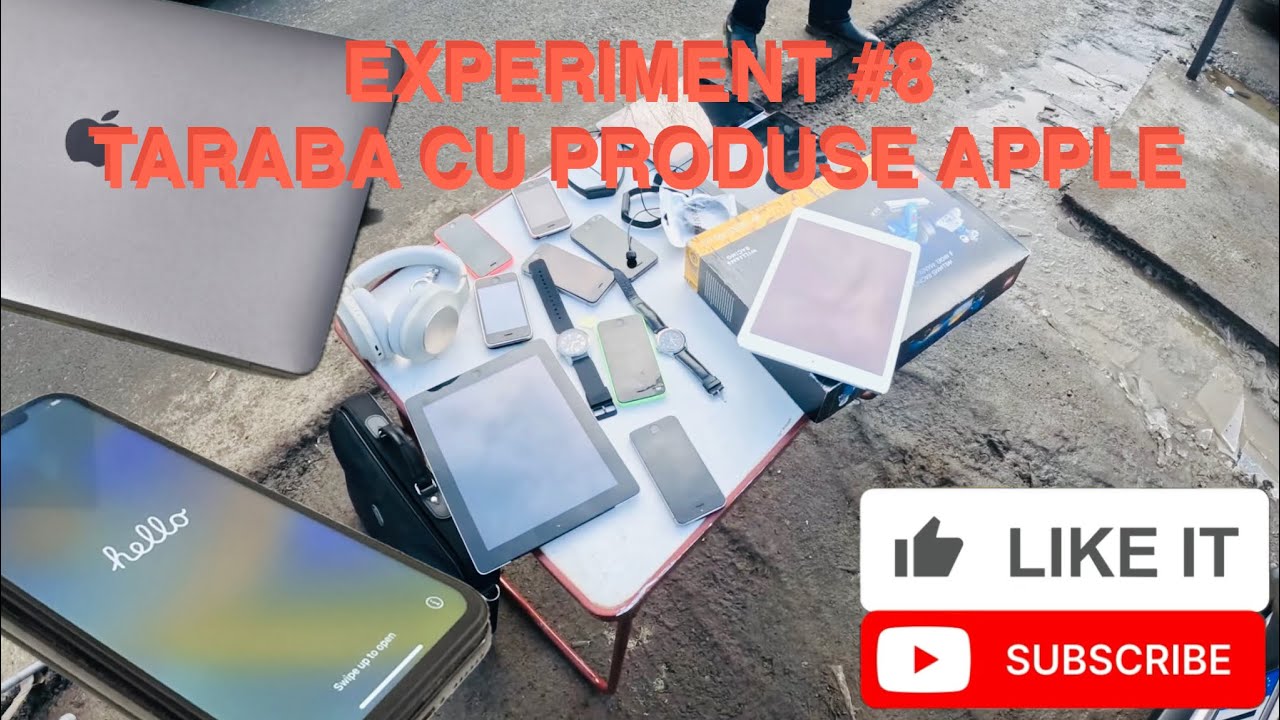 EXPERIMENT #8 📱 PRODUSE APPLE DE VÂNZARE ÎN TALCIOC LA IAŞI 💸 PRIMĂVARĂ FRUMOASĂ TUTUROR!