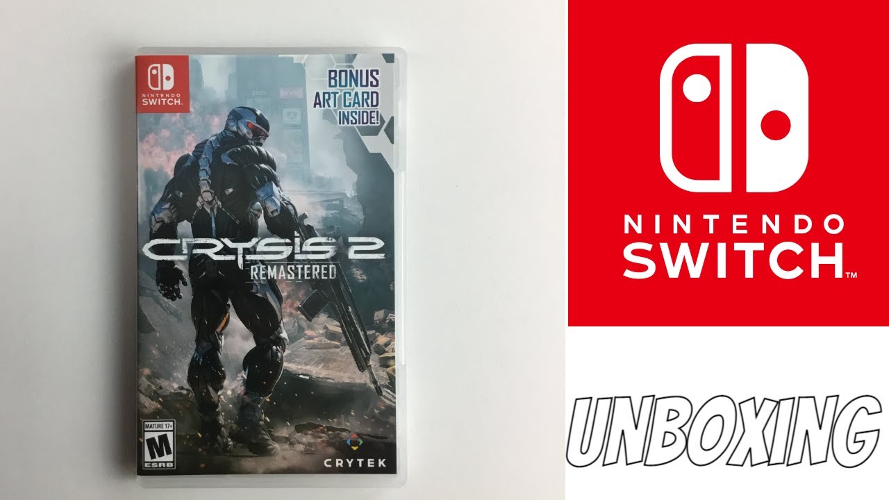CRYSIS 2 REMASTERED NINTENDO SWITCH UNBOXING