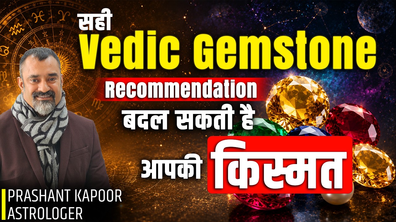 Vedic Gemstone recommendation can be a fate changer by Prashant Kapoor