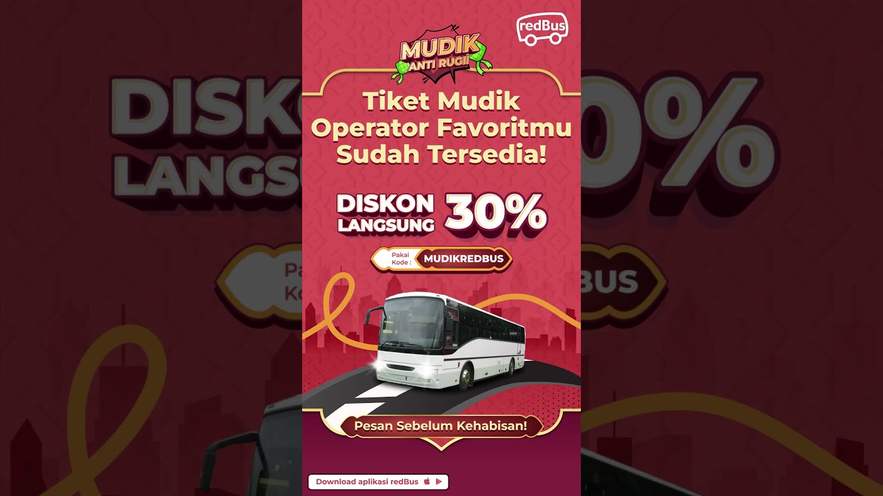 Pesan tiket bus favoritmu untuk mudik tahun ini #tiketbusonline #tiketmudik