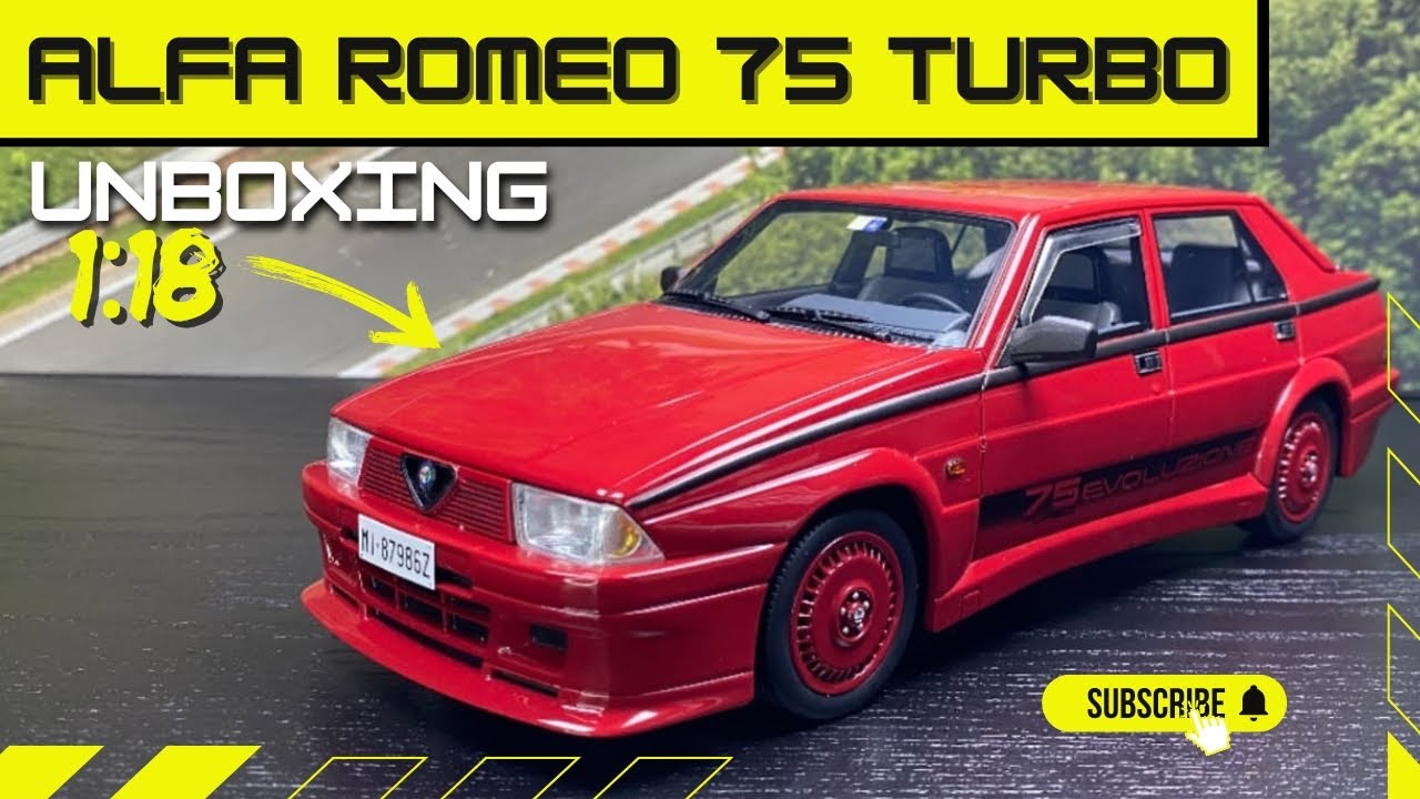 1:18 Alfa Romeo 75 Evoluzione Turbo [Unboxing]