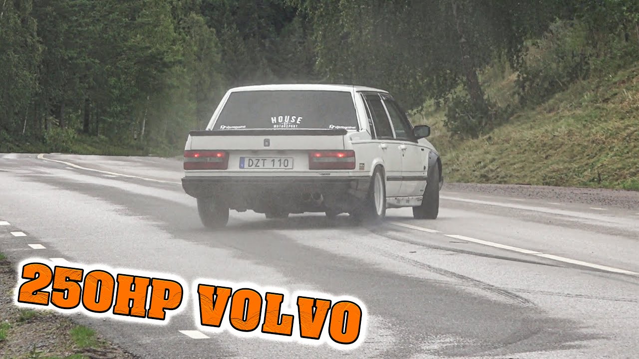 VOLVO 740 B230 TURBO 250HP || DRIFTING AND TESTING