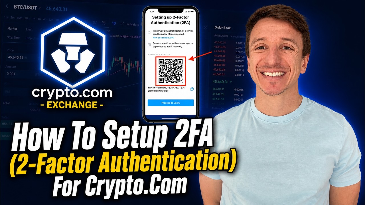 How To Setup 2FA 2 Factor Authentication For Crypto.Com/Exchange