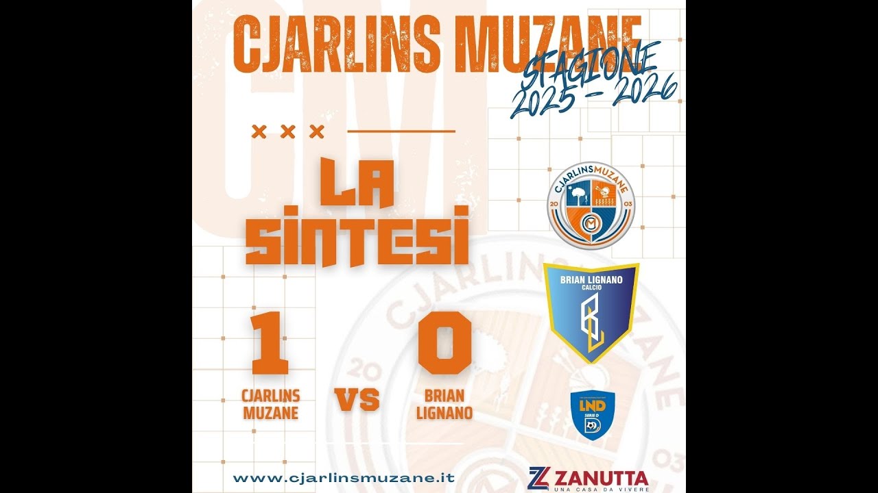 CJARLINS MUZANE-BRIAN LIGNANO 1-0