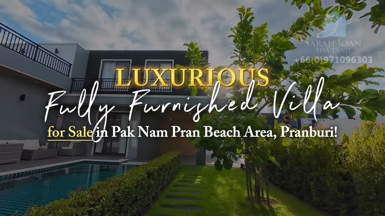 (SOLD) 4 Bed, 3 Bath Your Dream Home in Pak Nam Pran, Pranburi (12 MB -  359,000 USD)