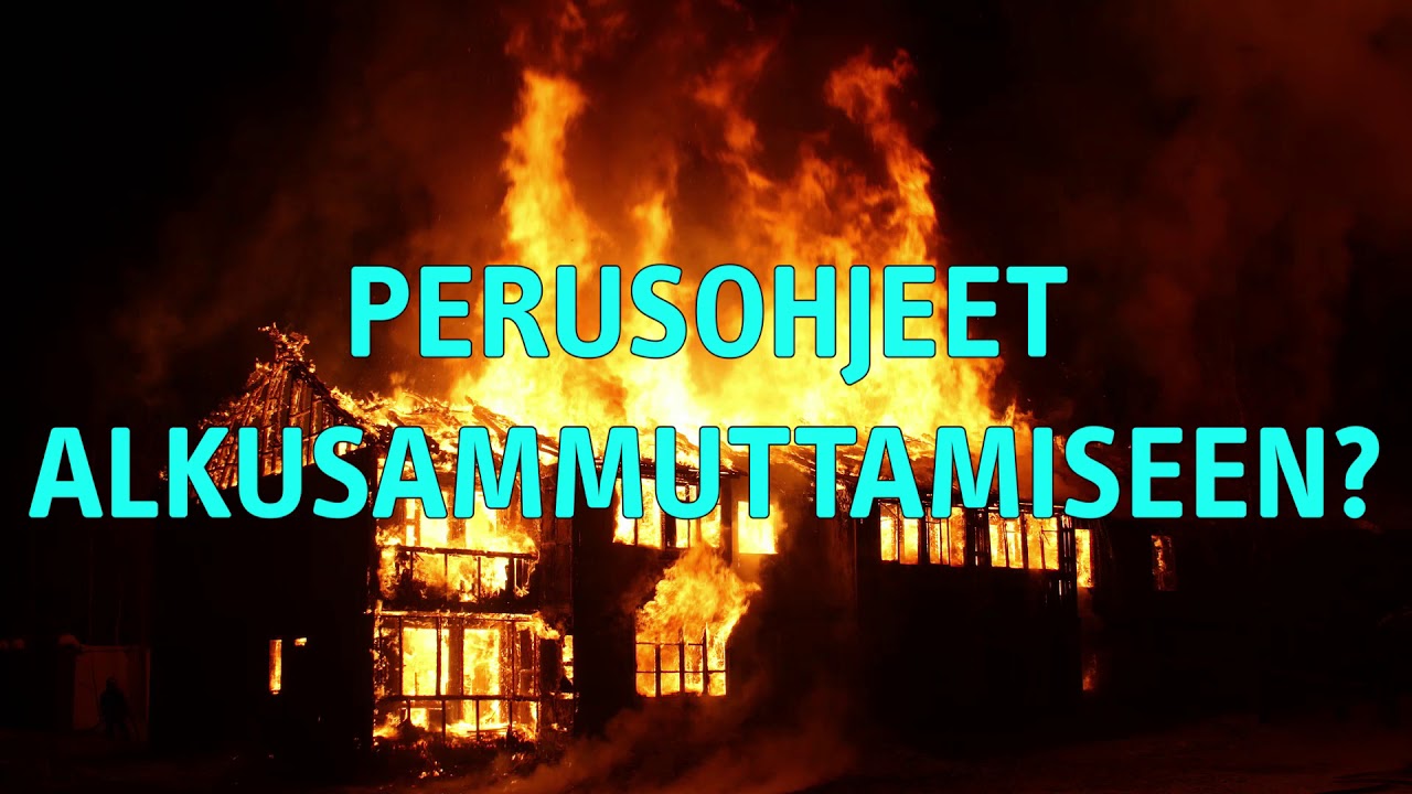 Tulipalon alkusammutus säästää henkiä ja omaisuutta
