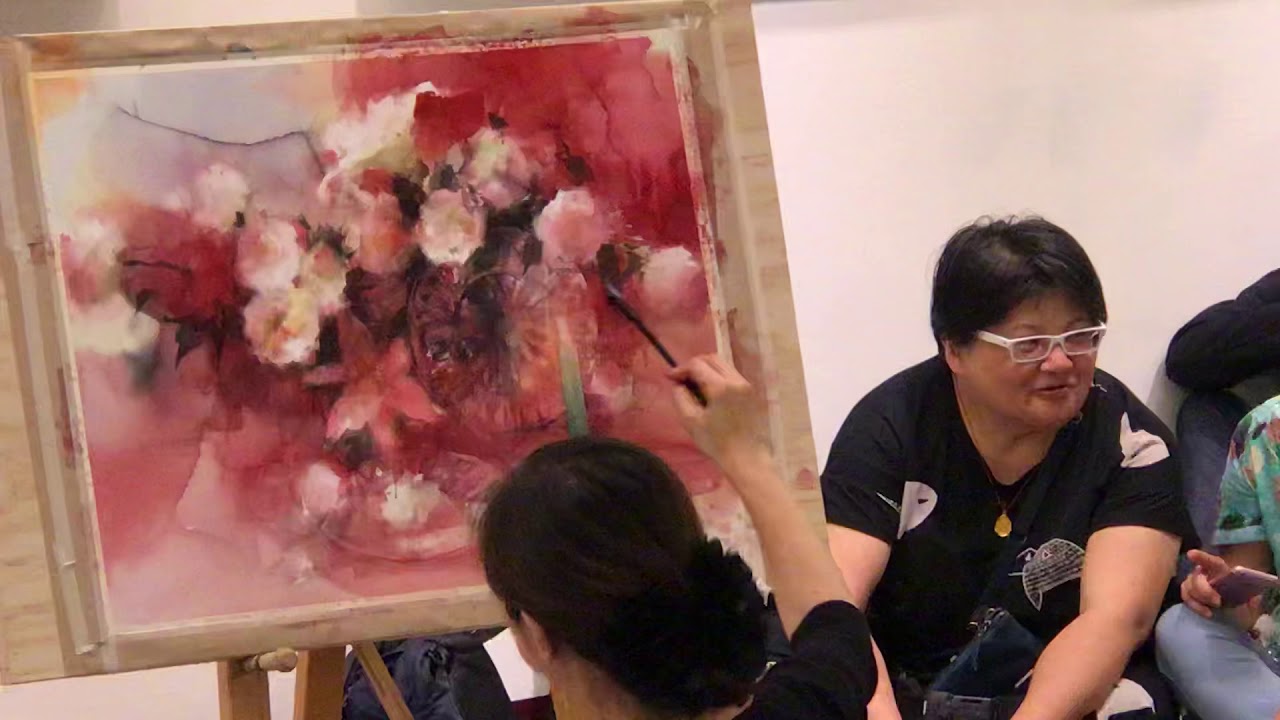 20191005 國際水彩展 永山裕子3