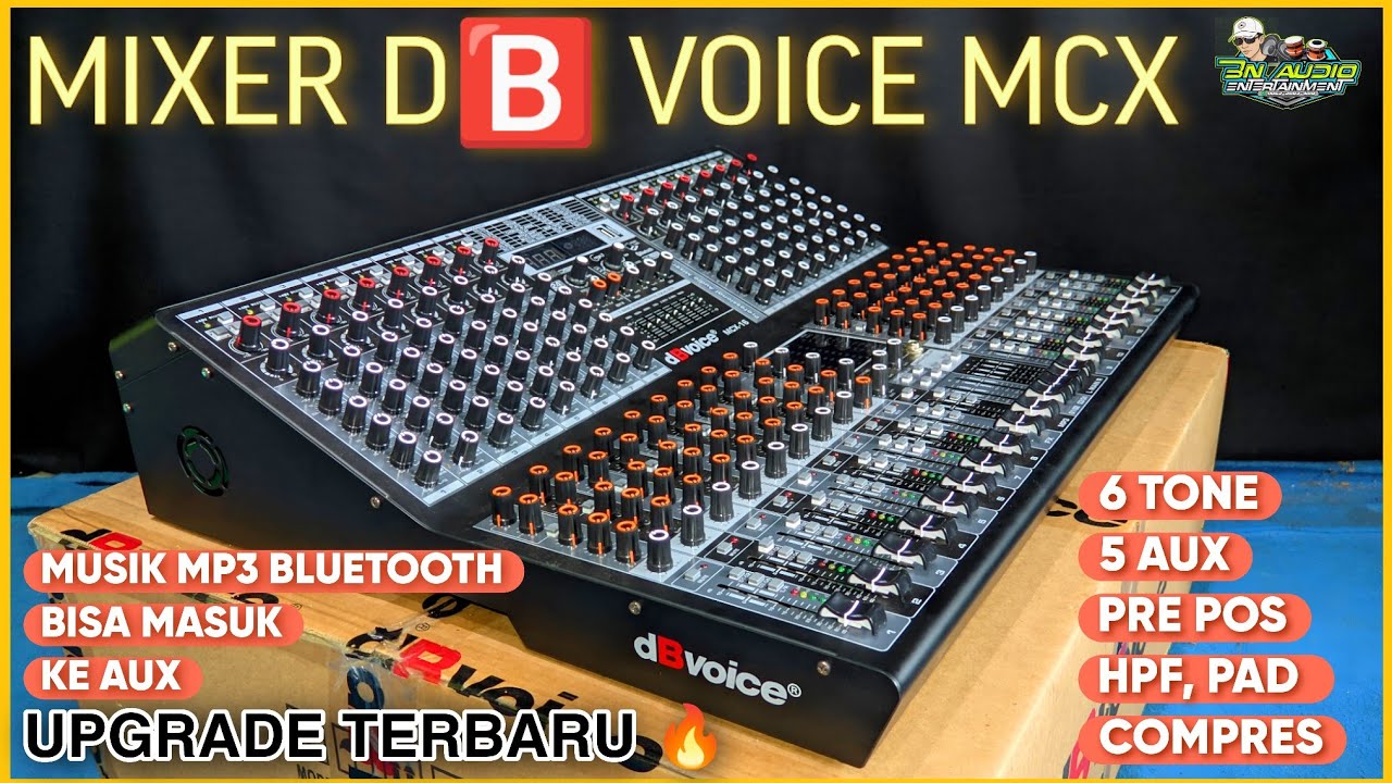 MIXER FITUR SUPER LENGKAP - DB VOICE MCX 16 UPGRADE TERBARU -  Harga 3 Jutaan