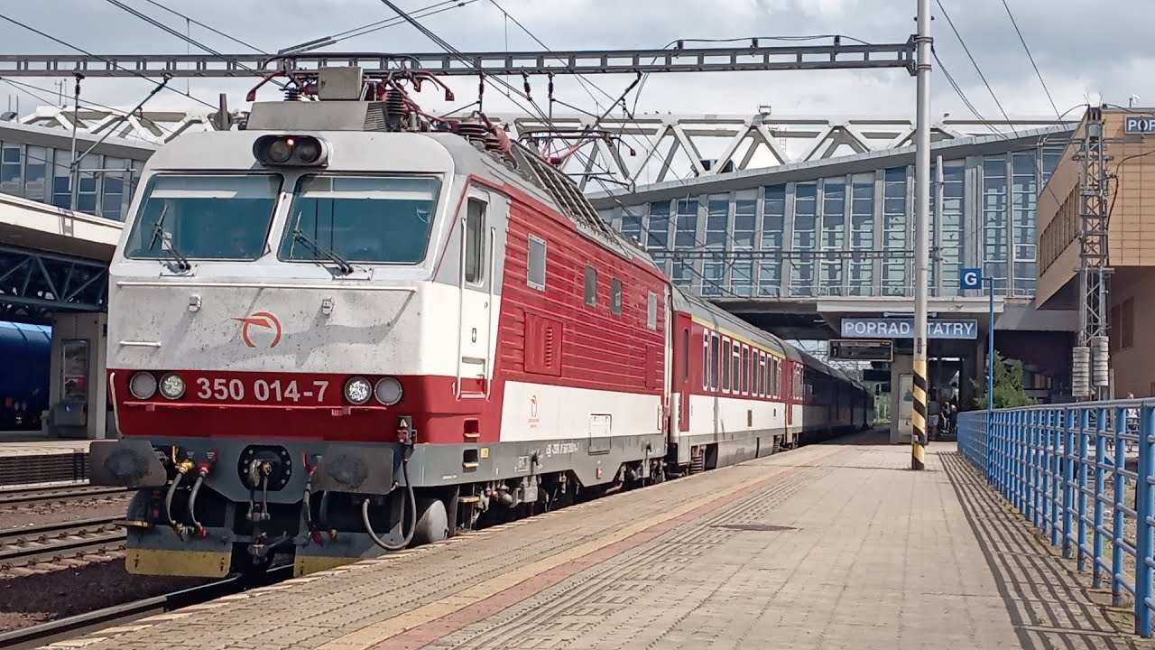 5 vlaků Poprad-Tatry 14.7.2023 (Poprad-Tatry část 1.)