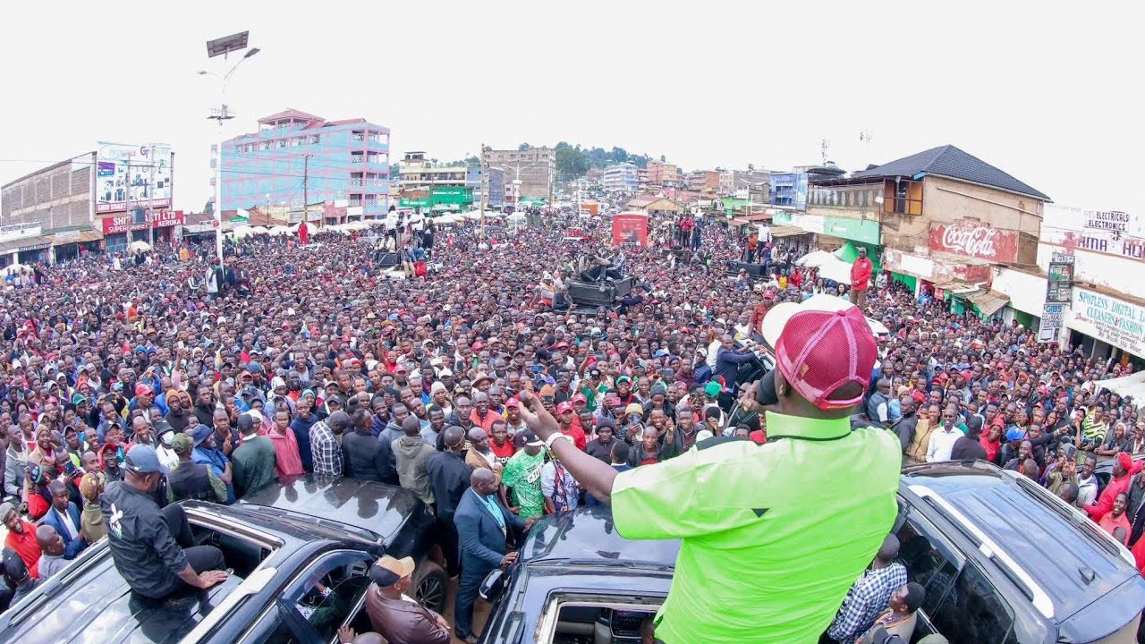 Live; Rigathi Gachagua and His Troops attacking Ruto' at Igembe ,Meru County