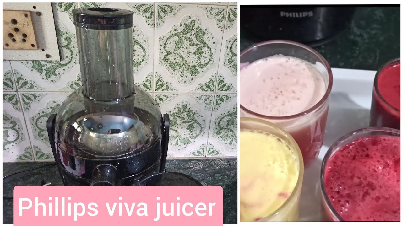 Phillips viva juicer HR1855/70 (883185570270) easy to use juicer with some useful tips