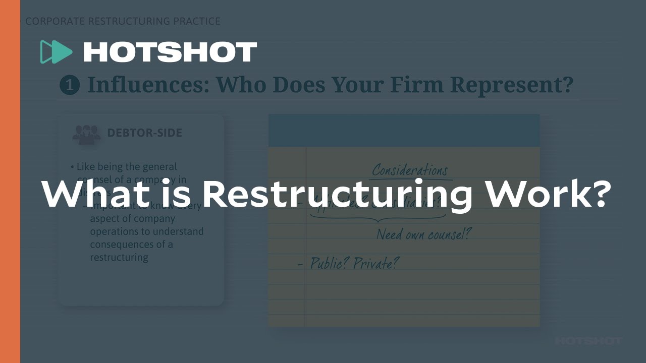 What is Restructuring Work?