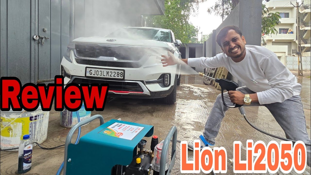Lion Li 2050 heavy-duty Car washer review and performance testing #nittorai #machine 