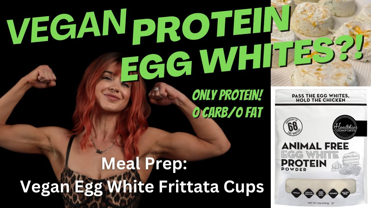 Vegan High-Protein Egg White Frittata Cups | Healthier Comforts Animal-Free Egg White Powder