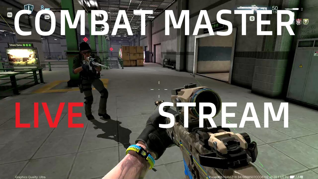 COMBAT MASTER TRYING OUT DIFFERENT MAPS AND GAME MODES - WITH BOTS