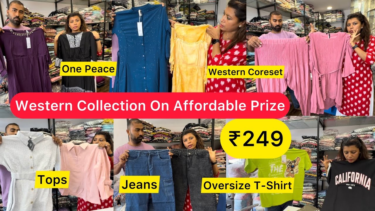 ₹249 Trendy Western Collection On Affordable Prize👗Vadodara Local Market