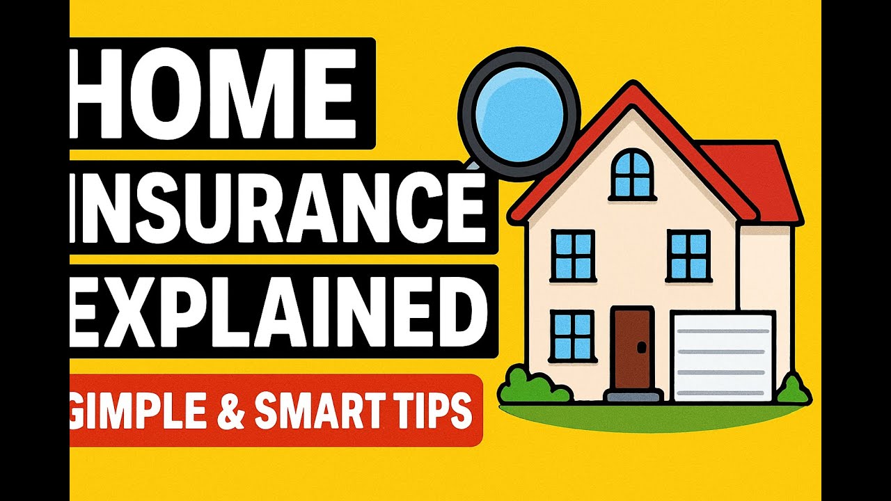 Home Insurance Explained 🏠🔍 Simple & Smart Tips