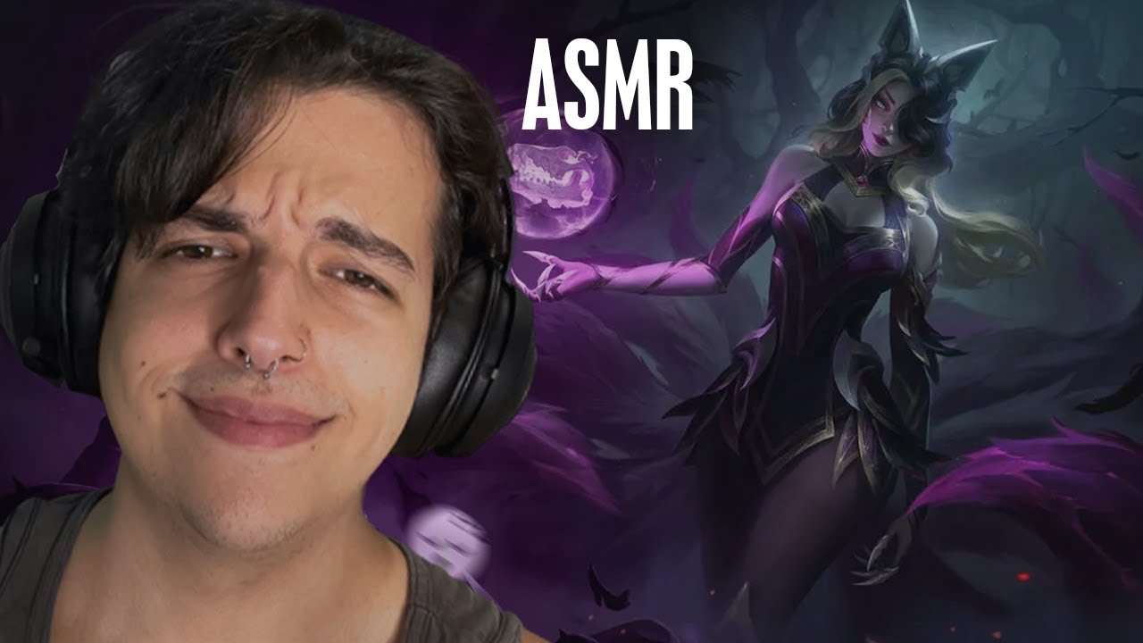 ASMR Jogando League Of Legends (Sons de teclado e Mouth Sounds)