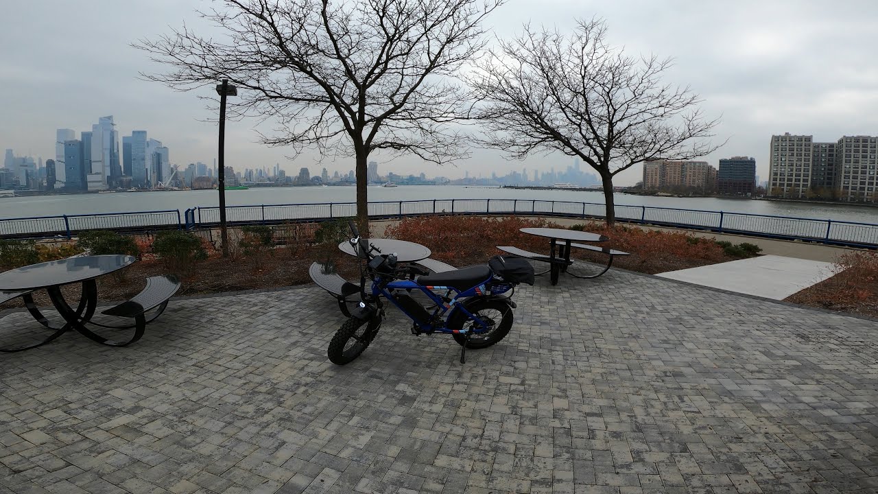 checking out the other city, an ebike ride