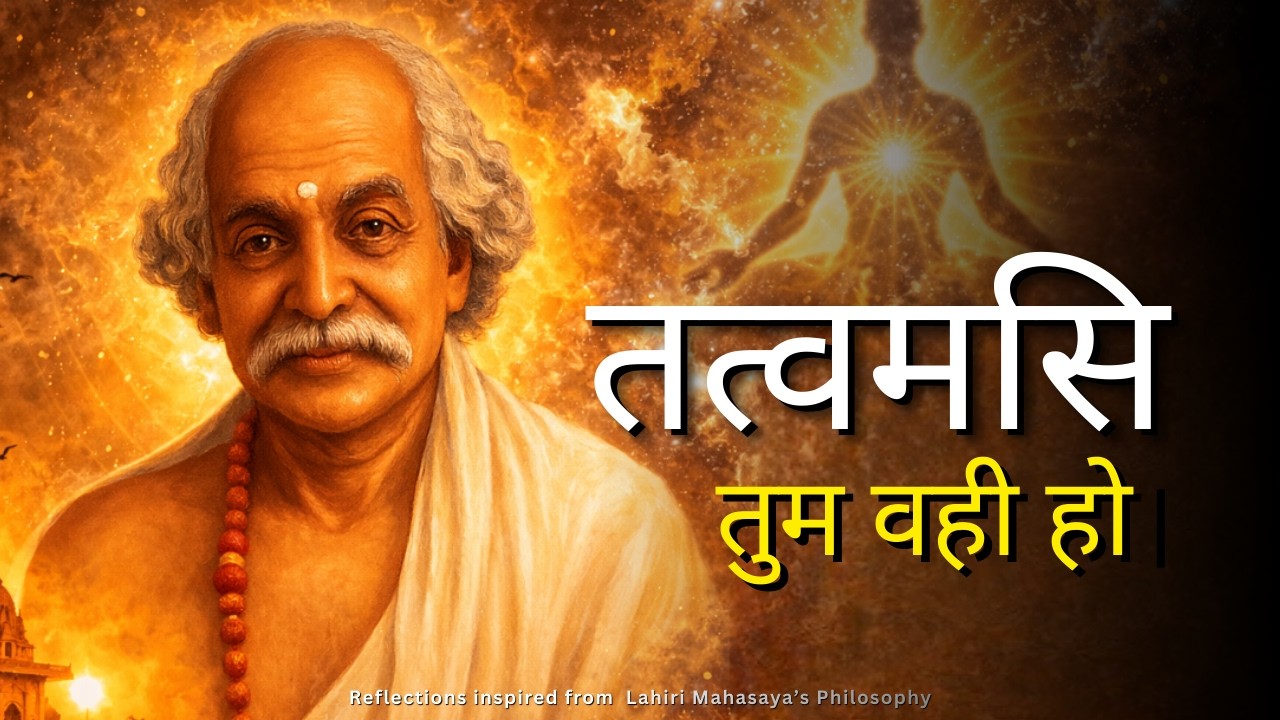 तत्वमसि -तुम वही हो - Lahiri Mahasaya: My reflections