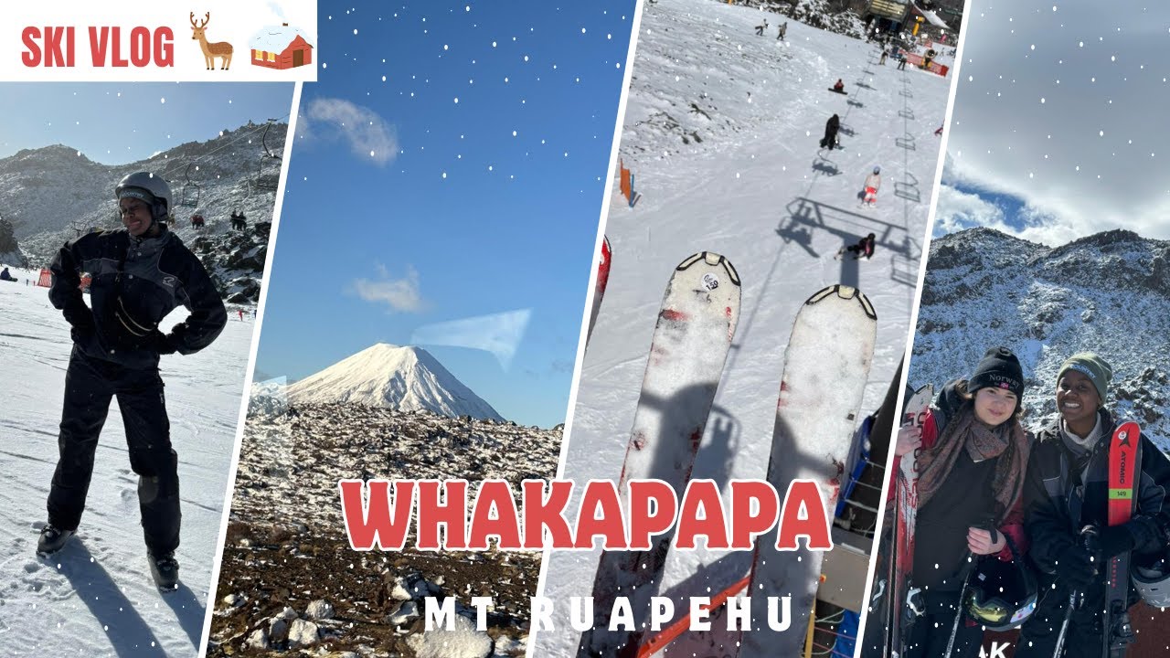 Au pair vlog n°6 // Mt Ruapehu, Whakapapa Ski Field | NEW ZEALAND