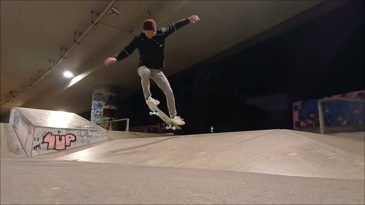 Zurück in Schweinfurt Skateboard City..