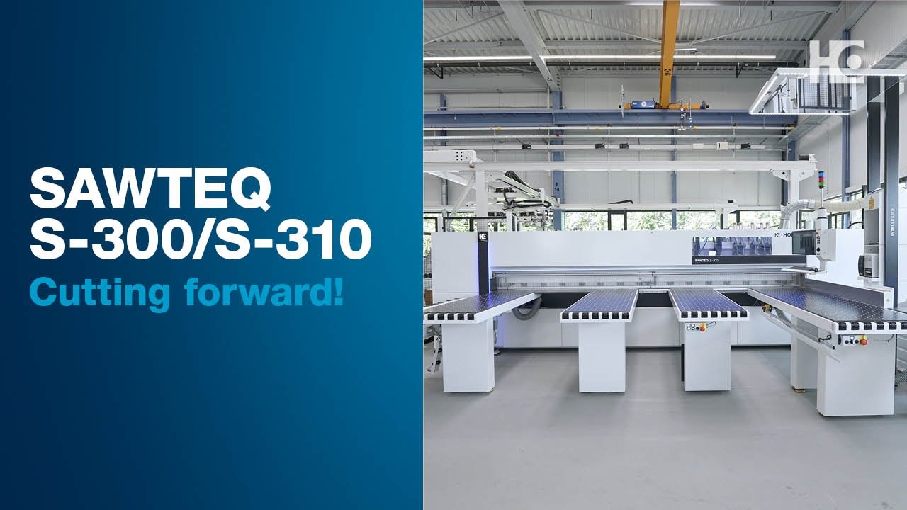 Panel dividing saw SAWTEQ S-300/S-310 - Cutting forward