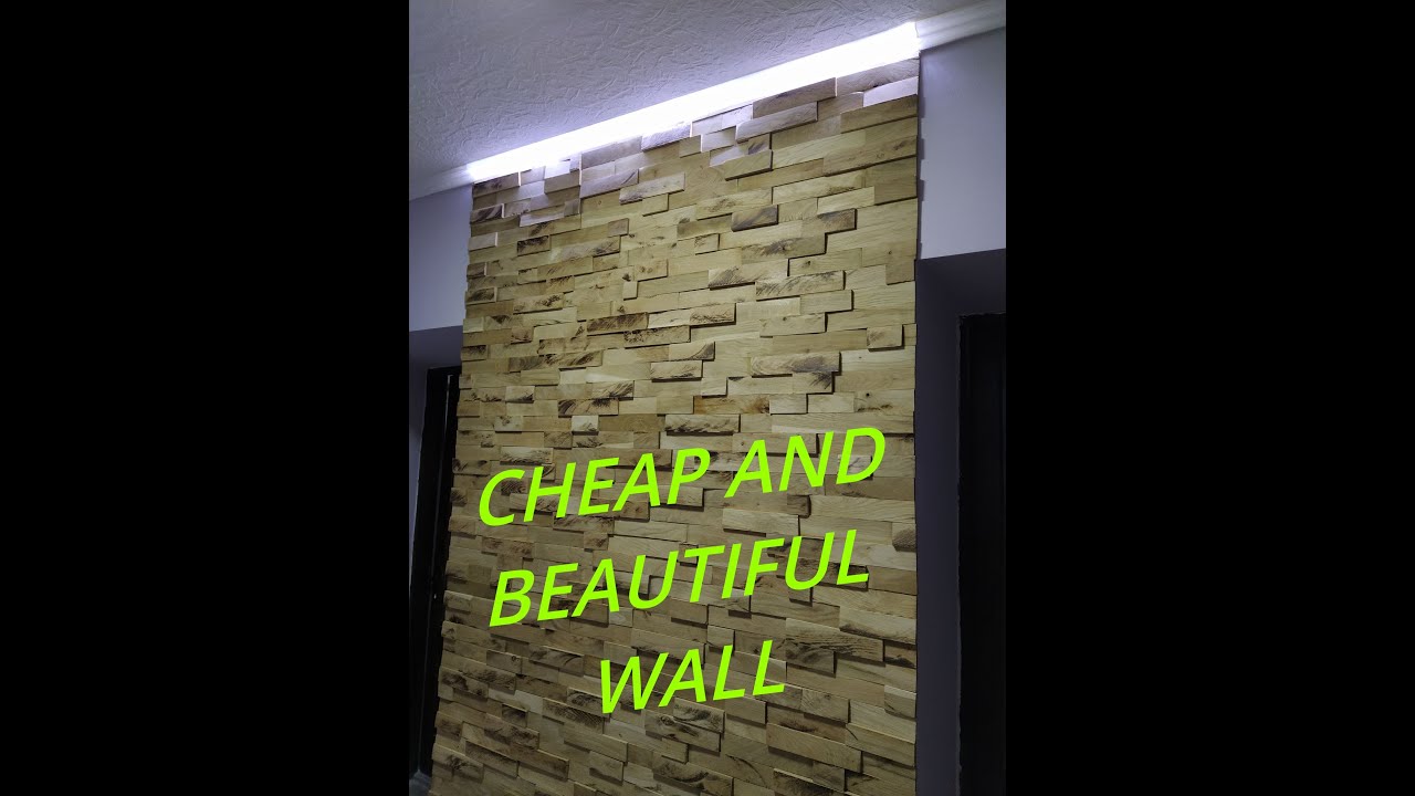 Prelepi zid od starog parketa/Beautiful and cheap wall of old parquet