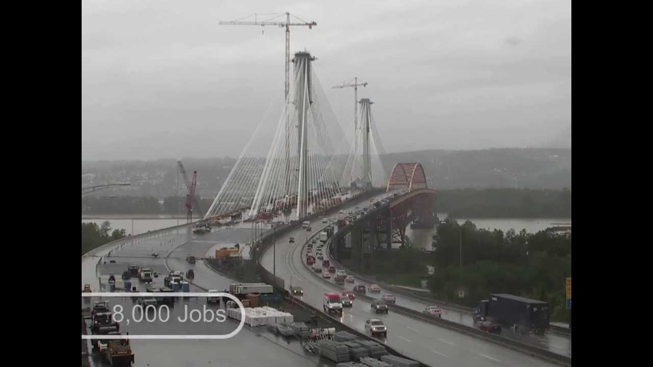 Port Mann Bridge Time Lapse