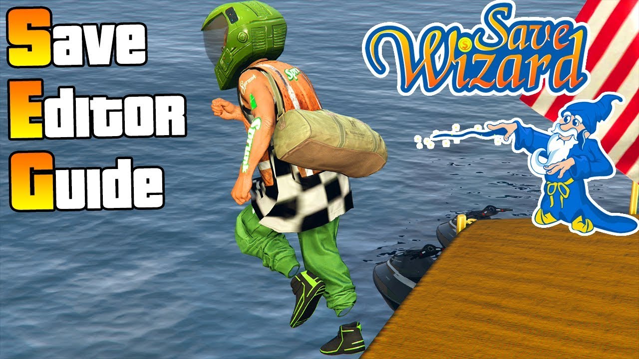 GTA 5 Modded Outfits with Save Wizard & Save Editor | Green Duffle Bag | Space Ranger Helmet & More