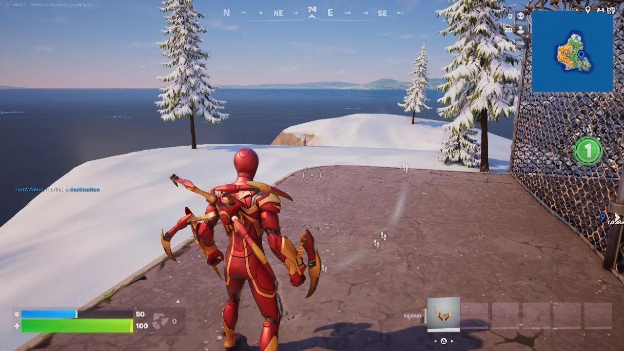 Fortnite Blitz Royale 10 Eliminations with Iron Spider
