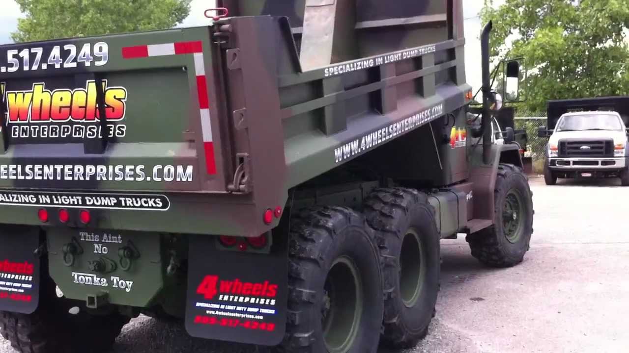 M35A2 Deuce And A Half Miltary Dump Truck 6x6