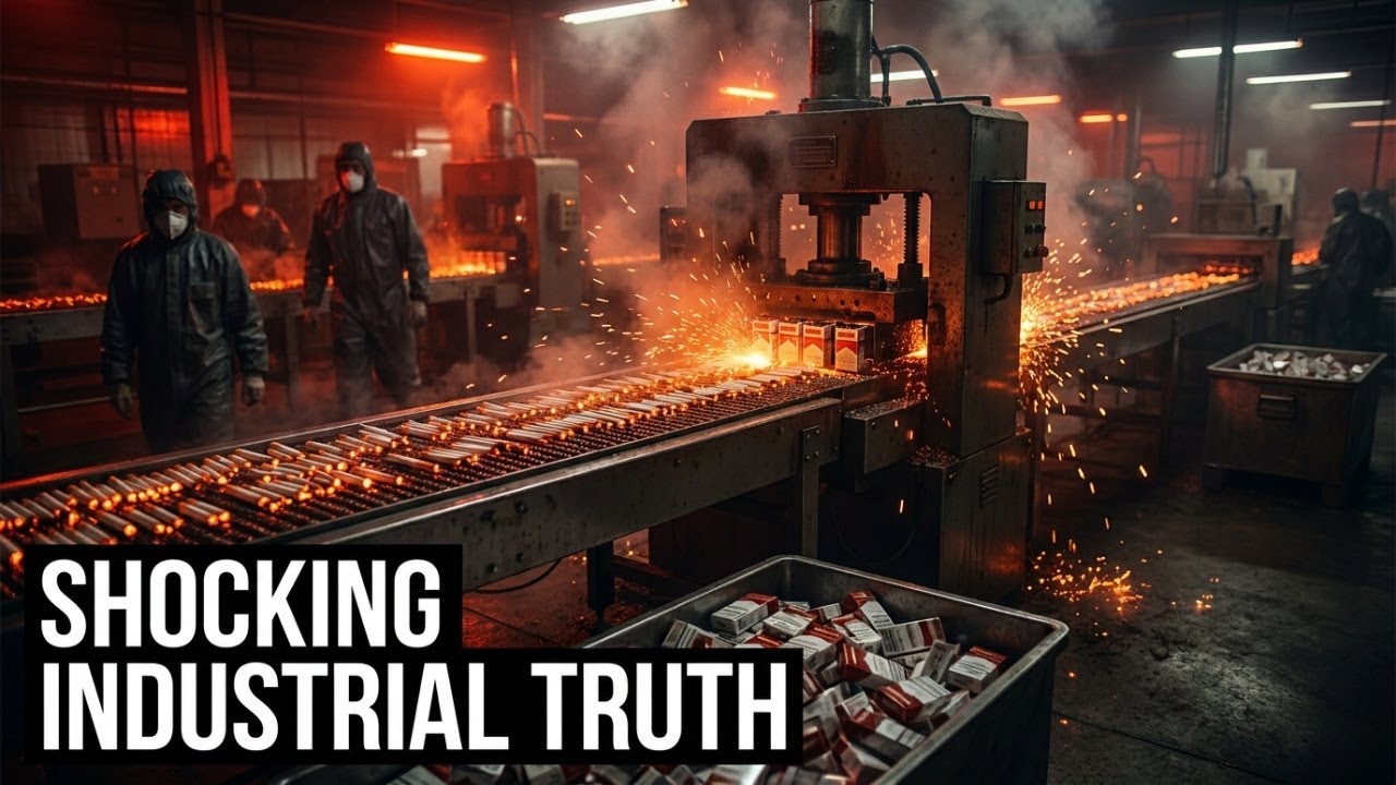 Inside the Cigarette Factory 🚬  How BILLIONS of Cigarettes Are Made Every Day Shocking Process