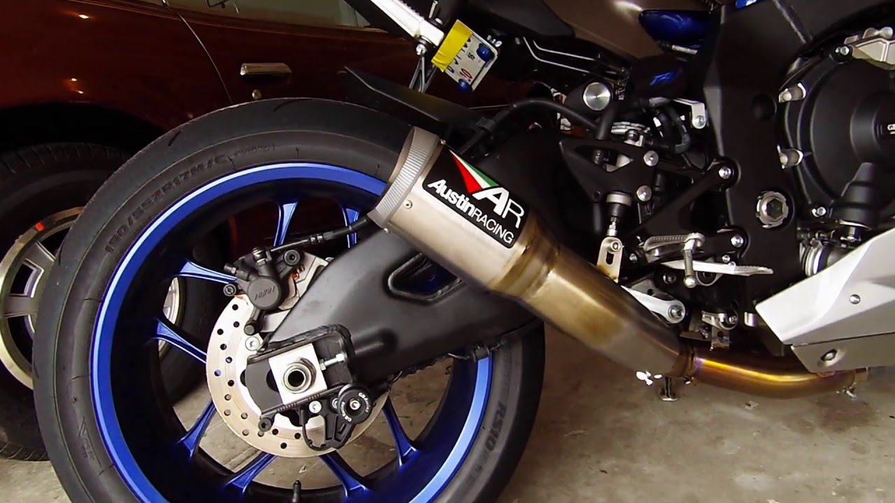 2015 Yamaha R1 Austin Racing GP1R exhaust