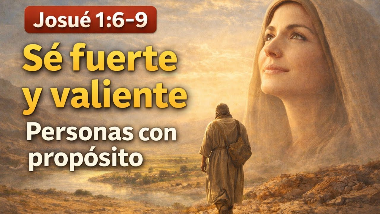 Josué 1:6-9 | Sé fuerte y valiente | Personas con propósito 