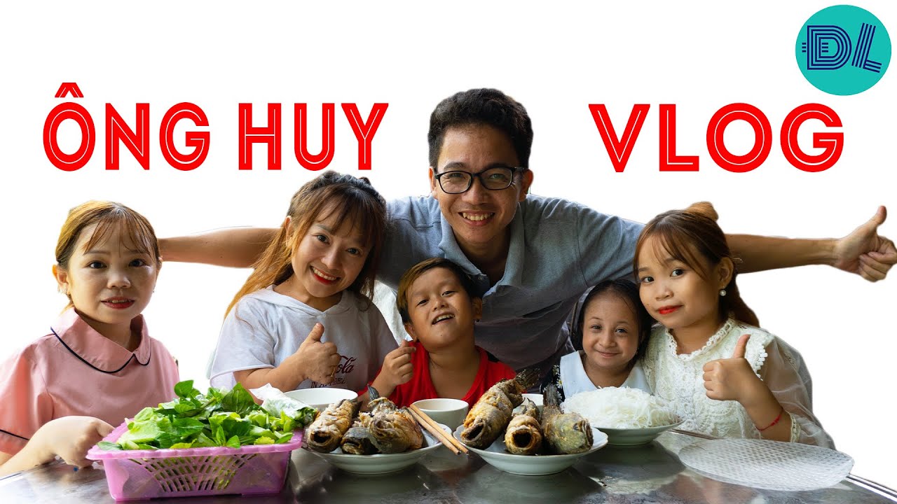 Huy Tí Hon trổ tài chiên cá lóc tại nhà Cô Nàng Bé Bỏng Nhất VN I