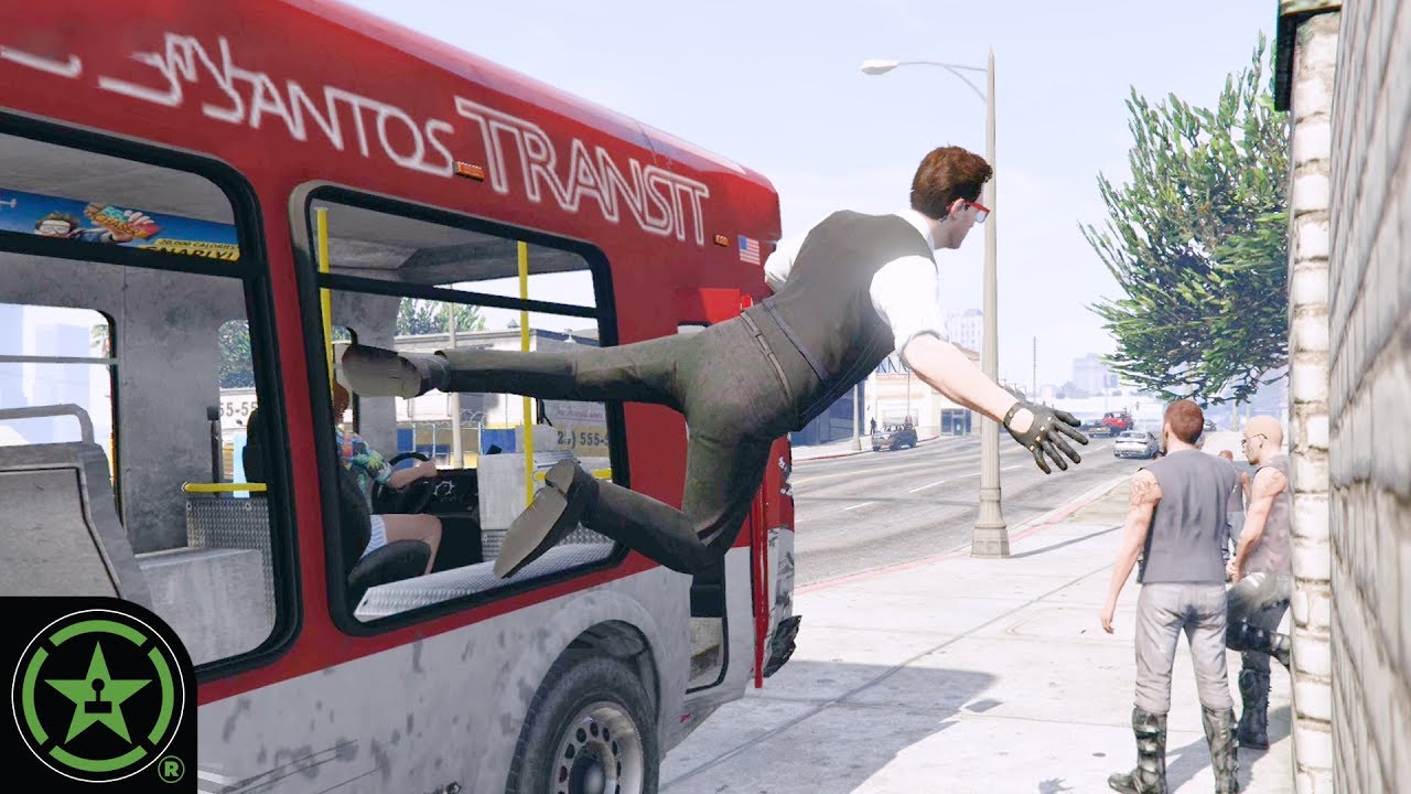 Get in the Bus! - GTA V: Action Figures (1-20) | Let's Play