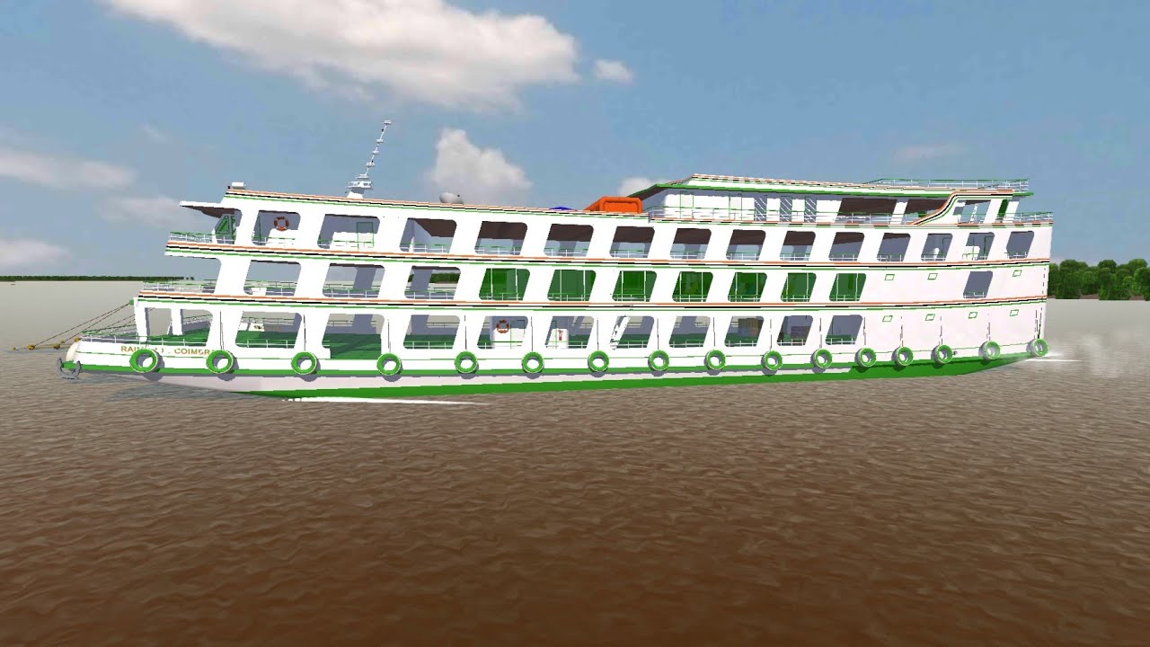 F/B RAIMUNDO COIMBRA SAINDO RUMO A ITACOATIARA - AMAZON HYDRO TRANSPORT 
