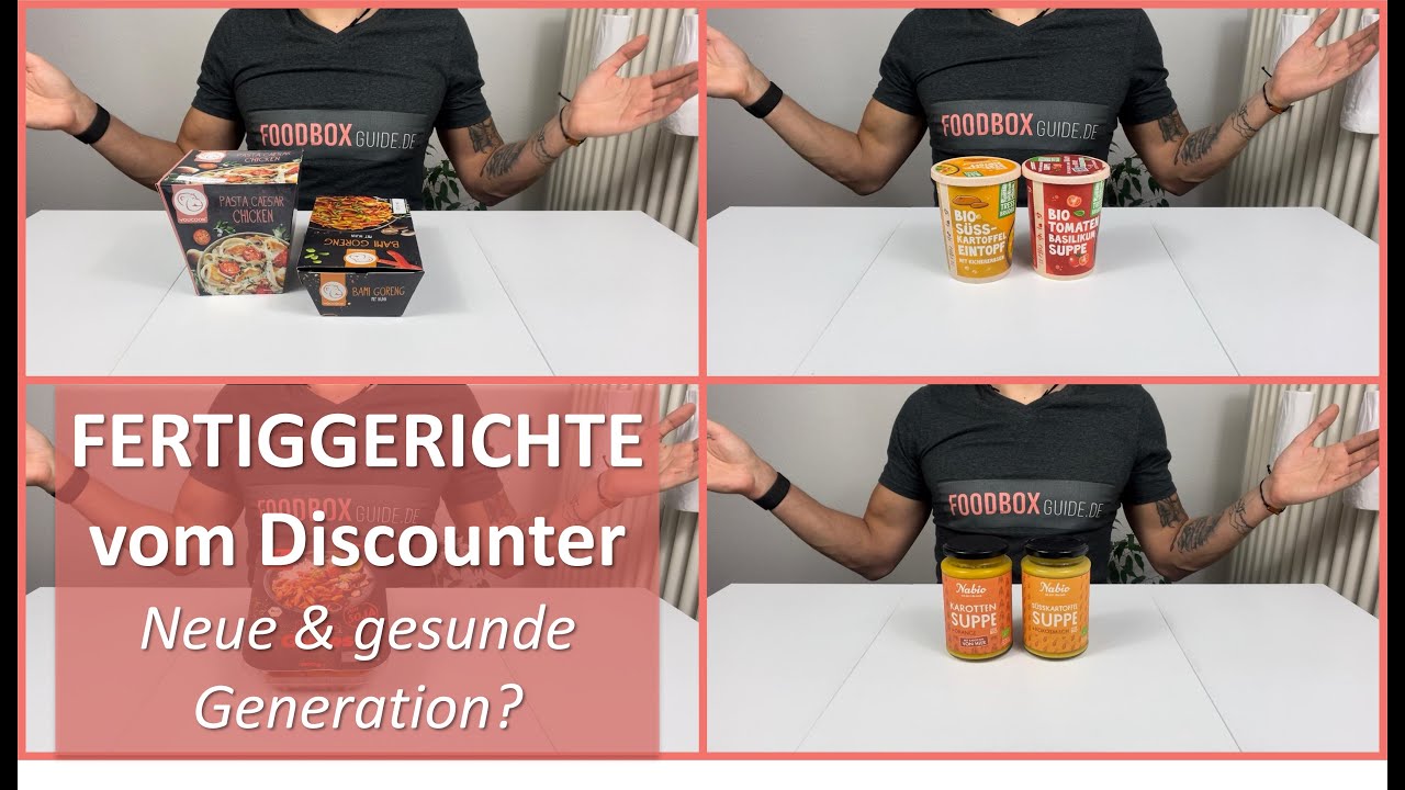 Fertiggerichte vom Discounter: YouCook, Nabio, Tressbrüder | Erfahrungsbericht | FoodboxGuide.de