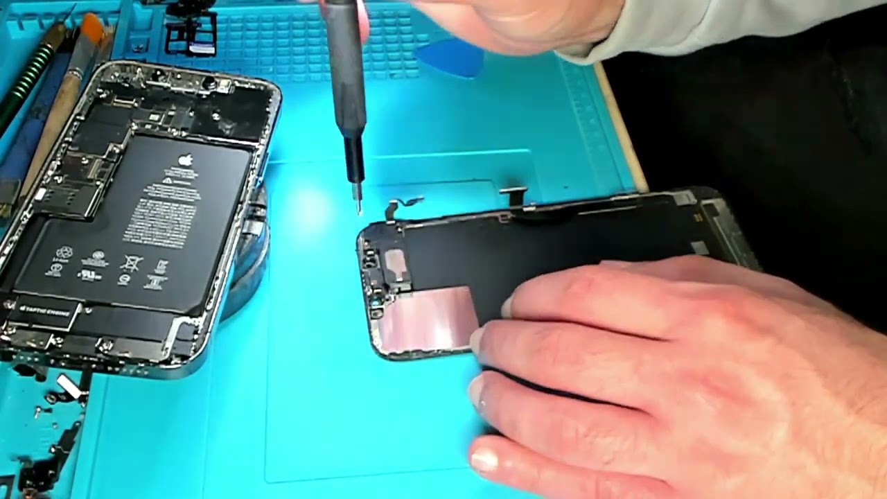 How to replace iPhone 12 Pro Max Ear Speaker or clean it طريقة تنظيف او تبديل سماعة المكالمة للايفون