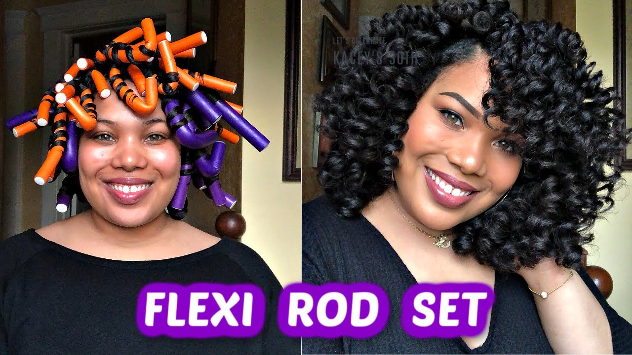 FOOLPROOF Flexi Rod Tutorial on Blown Out Natural Hair | So Easy!