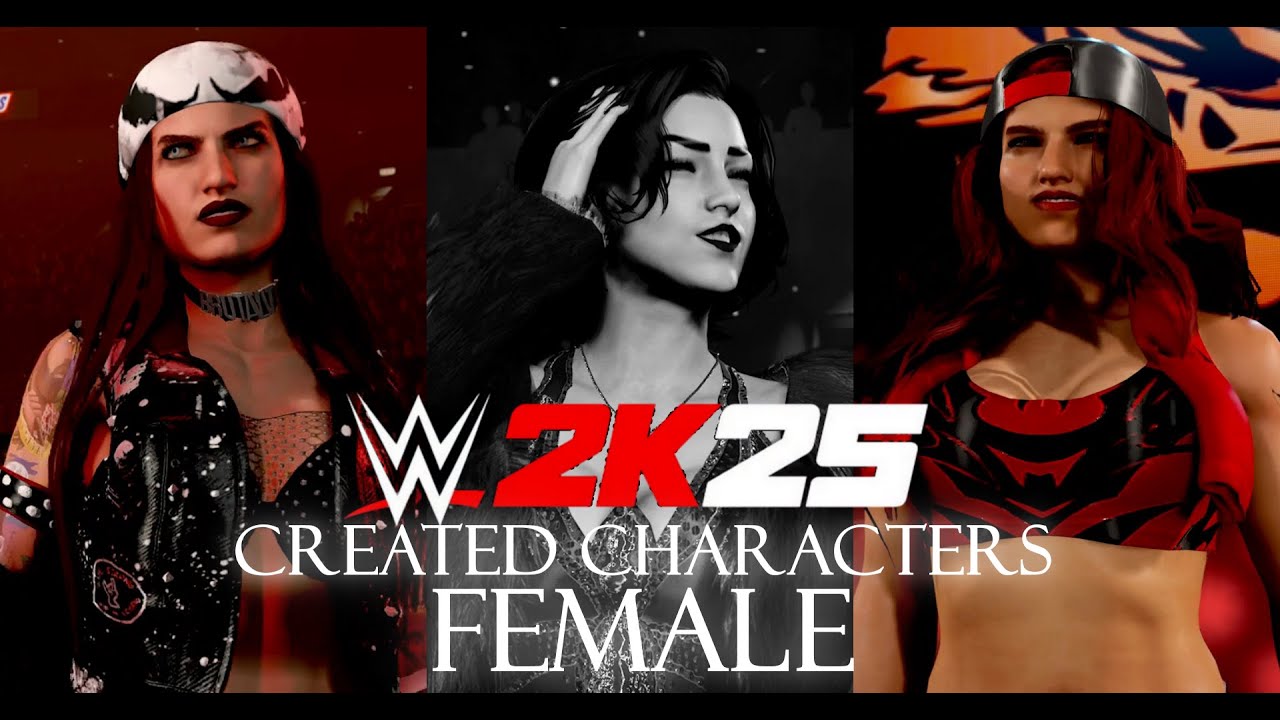 WWE 2k25 | Created Superstars [Female | 51]