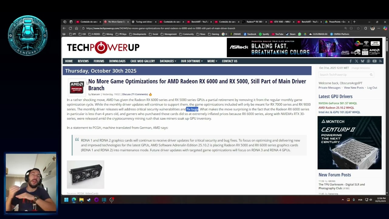 AMD прекратила поддержку RDNA 1/2. Я очень зол, но стоит ли мне так злиться?